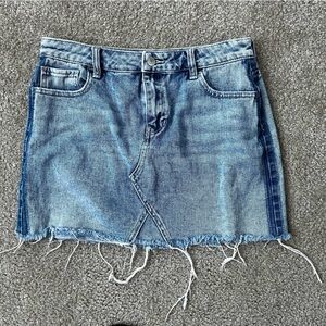 Pacsun Distressed Denim Skirt